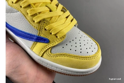 Hyperoad x (KIDS)Travis Jordan Fragment Scott Air 1 Low x OG 0804